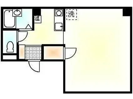 PRIMROSE(ワンルーム/3階)の間取り写真