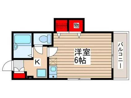 ハイツ291(1K/3階)の間取り写真