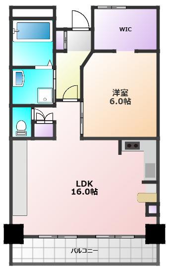 セント東大和(1LDK/3階)の間取り写真