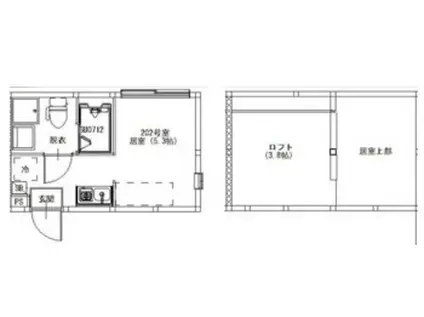 上井草4丁目 “NEO” AVAND(ワンルーム/2階)の間取り写真