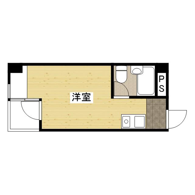 アルティメイトBUILDG.今町(ワンルーム/7階)の間取り写真