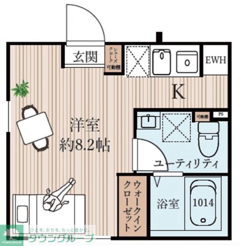 JR山手線 大塚駅(東京) 徒歩3分 5階建 築1年(ワンルーム/2階)の間取り写真