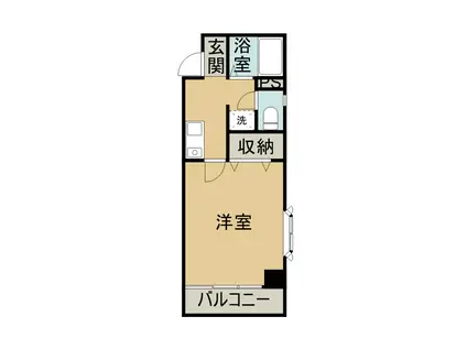 アートビップ幕張II(1K/4階)の間取り写真