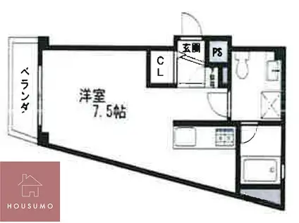 RITZ SQUARE PLACE(ワンルーム/3階)の間取り写真