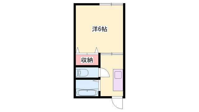 アクティ峠(ワンルーム/1階)の間取り写真