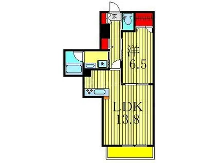 BELLEZA藍(1LDK/1階)の間取り写真