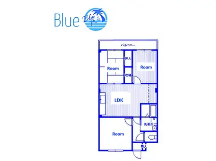 ベルメゾン湘南(3LDK/1階)の間取り写真