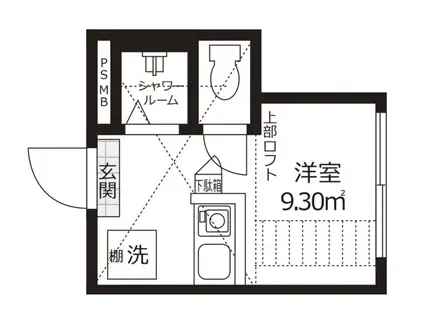 PONT DU GARD 306(ワンルーム/3階)の間取り写真