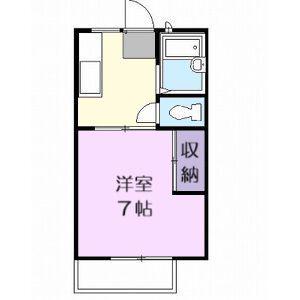 アルグレイ II(1K/1階)の間取り写真