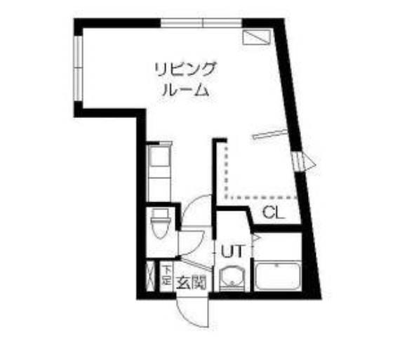 ヴェレーナ二十四軒(1DK/4階)の間取り写真