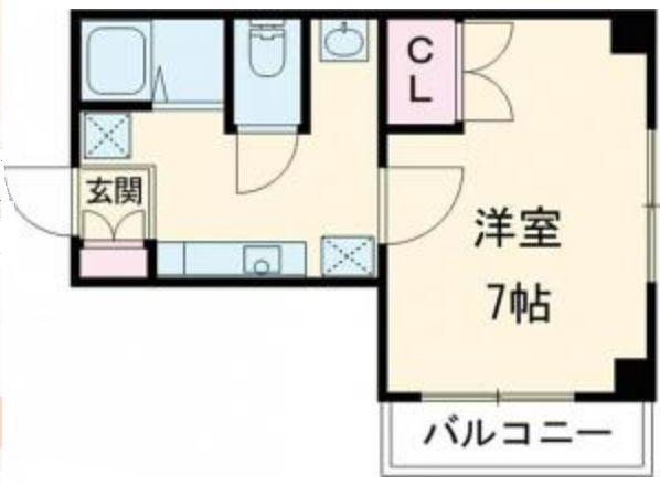 アヴァンセN(1K/3階)の間取り写真