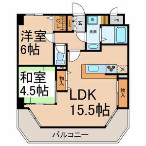 グランデ和(2LDK/1階)の間取り写真
