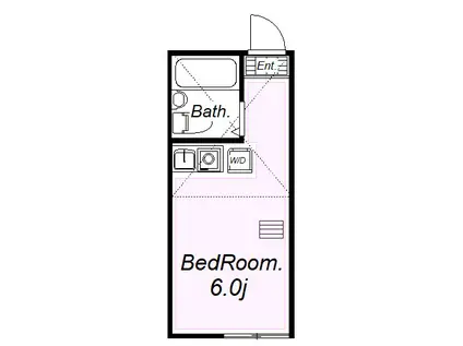ユナイト野島リオプラテンセ(ワンルーム/1階)の間取り写真