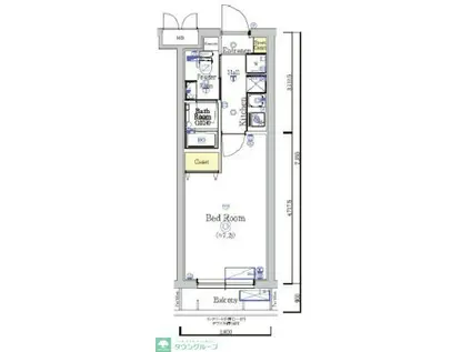 SHOKEN RESIDENCE西川口(1K/2階)の間取り写真
