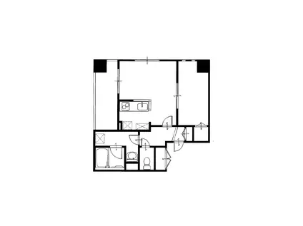 LIVELY都賀(1LDK/5階)の間取り写真