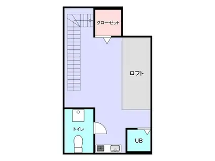 サークルハウス(ワンルーム/2階)の間取り写真