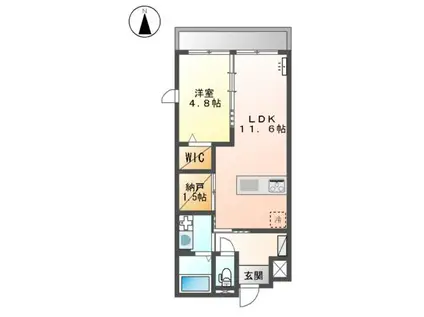 NIIルーチェ(1SLDK/5階)の間取り写真