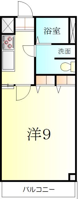 加木屋ビル 102(1K/2階)の間取り写真