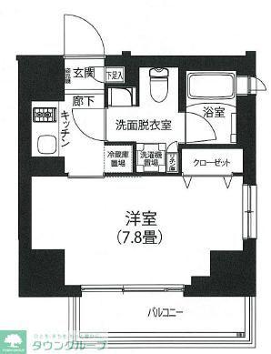 アイルプレミアム駒込(1K/10階)の間取り写真