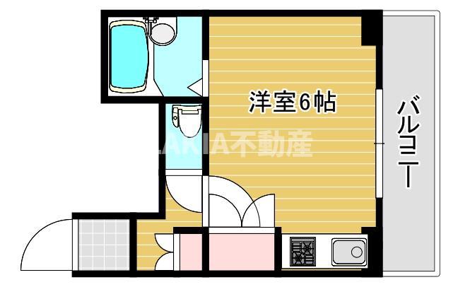 あべの恵寿ビル(ワンルーム/7階)の間取り写真