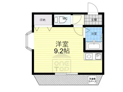 日東西中条ハイツ(ワンルーム/4階)の間取り写真
