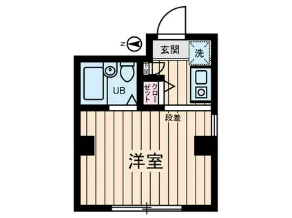 オベリスク神保町(ワンルーム/3階)の間取り写真