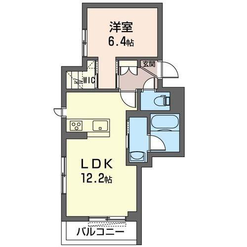 モンテサリーレ(1LDK/2階)の間取り写真