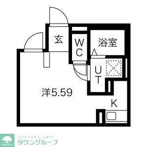 BUZZ西台I(ワンルーム/1階)の間取り写真