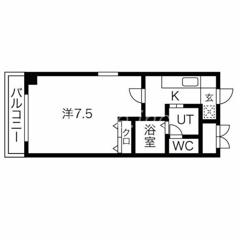 ルミエール新大阪(1K/10階)の間取り写真