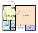 ニューシティ神町4(1K/1階)の間取り写真