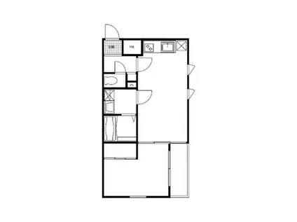 サンヴィレッジ33(1LDK/1階)の間取り写真
