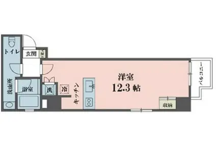 アムス四谷三丁目(ワンルーム/7階)の間取り写真