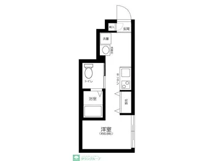 ソルナクレイシア吉祥寺本町(ワンルーム/1階)の間取り写真