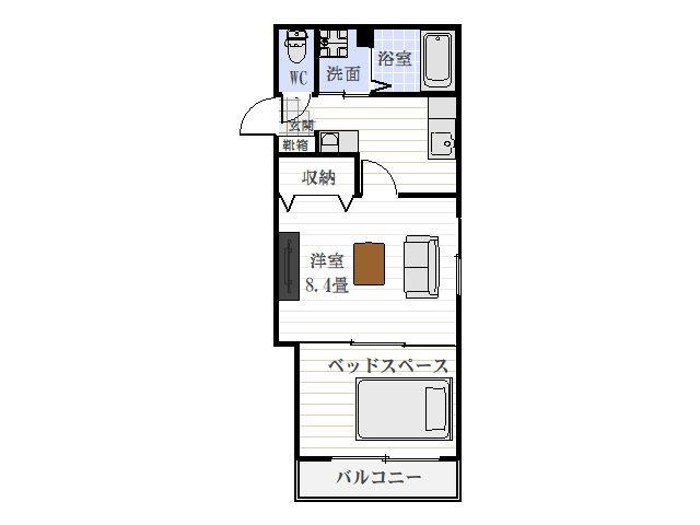 ステラ武(2K/2階)の間取り写真