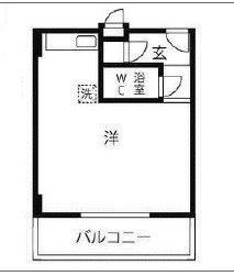カサベラエステ三宮(ワンルーム/7階)の間取り写真