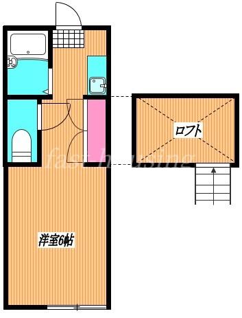 友好一番館(1K/1階)の間取り写真