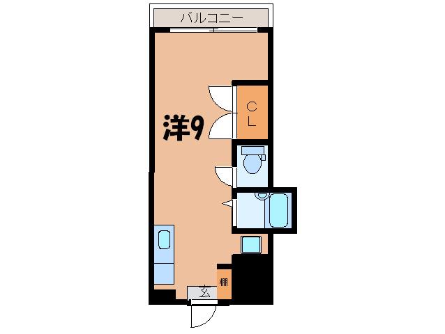 シャンボール小石川(ワンルーム/4階)の間取り写真