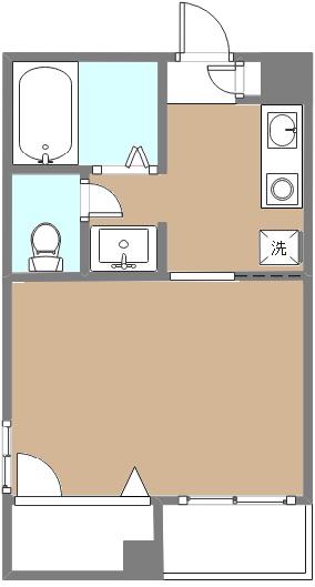 アルスビレッジ(1K/3階)の間取り写真