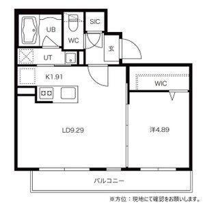 カルグランデ菊水(1LDK/3階)の間取り写真