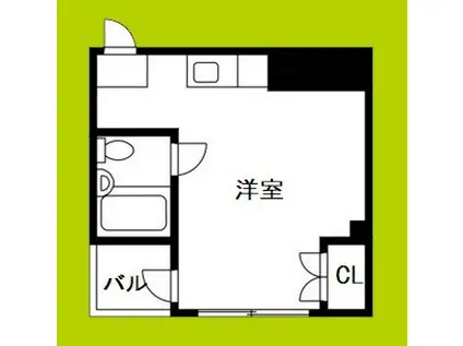 OMTビル(ワンルーム/3階)の間取り写真