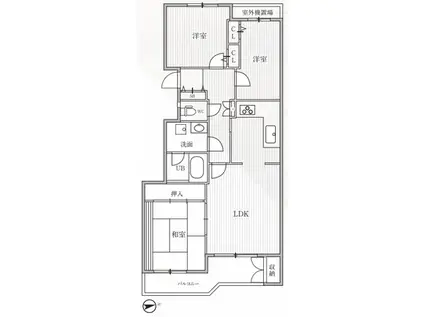 T´S GARDEN横浜反町(3LDK/5階)の間取り写真