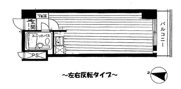 ロジェ札幌25(ワンルーム/4階)の間取り写真