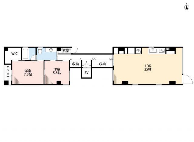 DO DO HOUSE(2LDK/3階)の間取り写真