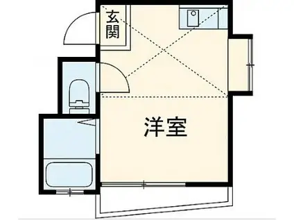L-ステアーズ(1K/2階)の間取り写真