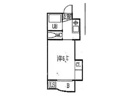 セントポーリア(1K/3階)の間取り写真