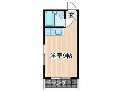 イレブンマンション(ワンルーム/3階)の間取り写真