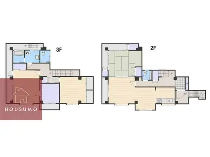 東伸ビル(4LDK/2階)の間取り写真