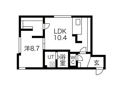 IXIII表参道(1LDK/4階)の間取り写真