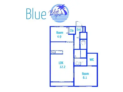 サラ一ム鎌倉 II棟(2LDK/1階)の間取り写真