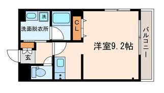ハイム・フジカワII(ワンルーム/2階)の間取り写真